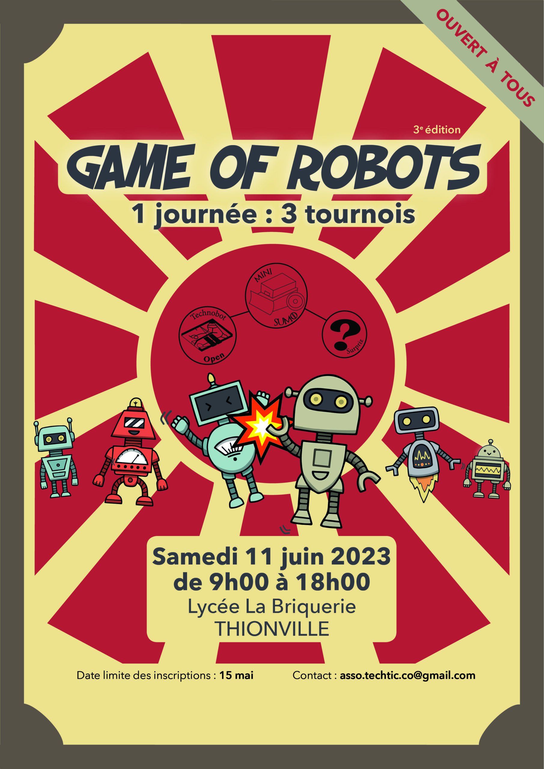 Affiche Game Of Robots 2023